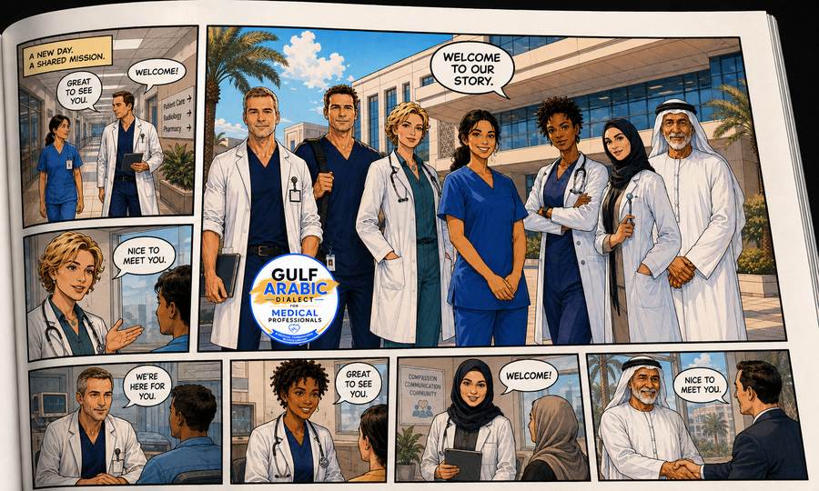 Six Days to Become a Team — medical graphic novel